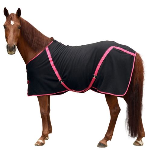 Kerbl Couverture RugBe Classic Polaire Noir 135 cm 328686