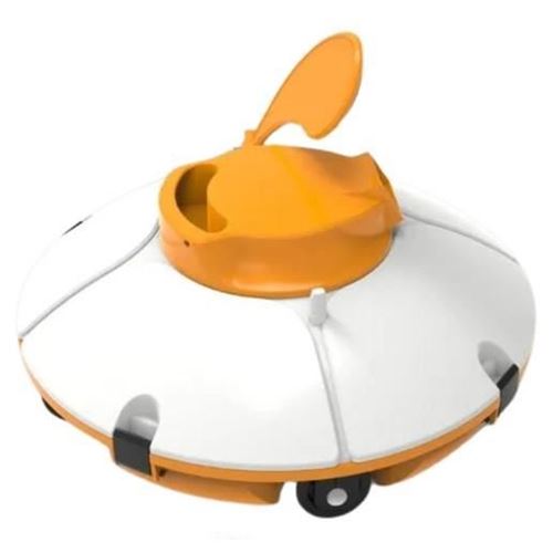 Robot aspirateur de piscine fresbee orange