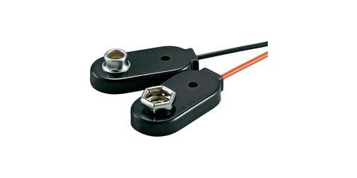 Connecteur clip pression 1x 6LR61 (9 V) Beltrona 9V-I-Clip-G raccord par bouton-poussoir (L x l x h) 26 x 13 x 8 mm