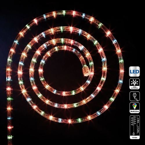 Tube lumineux 18 m&egrave;tres multicolore