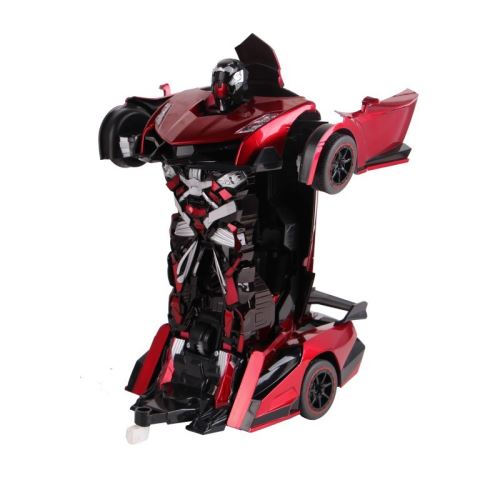 ROBOT VOITURE justice fighter rouge