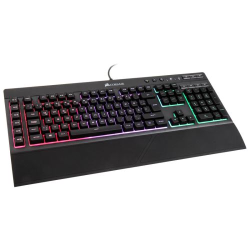 corsair clavier corsair gaming k55 gaming rgb led noir noir