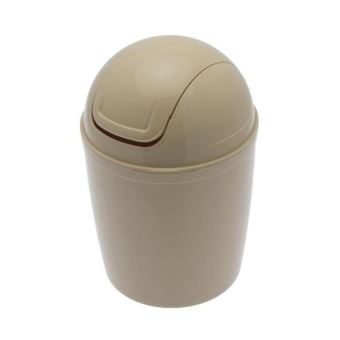 Frandis Mini Poubelle De Salle De Bain En Plastique Beige 156659023 Achat Prix Fnac