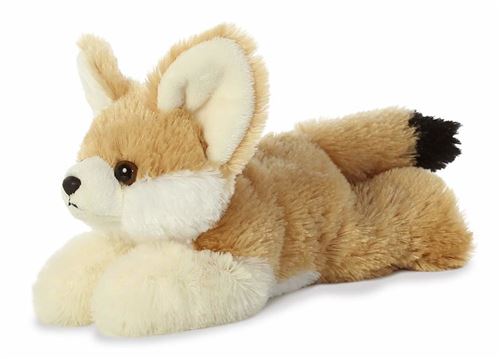 Aurora peluche en peluche Renard du désert Mini Flopsie20,5 cm marron