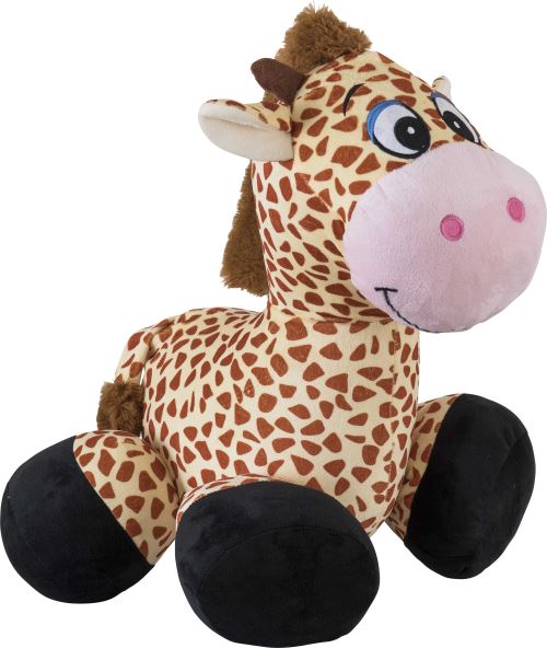 Peluche chevauchable Girafe de 45cm
