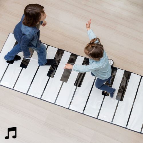 Tapis piano XXL sonore - Tapis musical clavier Géant