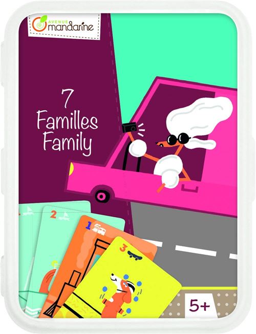 Avenue Mandarine CO101O Un Jeu de Cartes - Jeu des 7 familles