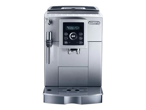 De'Longhi Intensa ECAM 23.420 SW - Machine à café automatique avec buse vapeur "Cappuccino" - 15 bar - argent / blanc