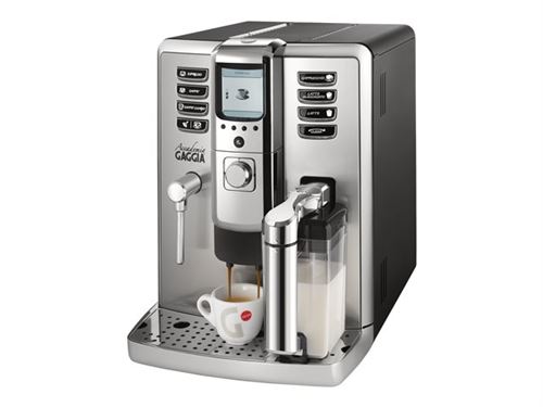 Gaggia Accademia - machine à café automatique avec buse vapeur Cappuccino - 15 bar - inox