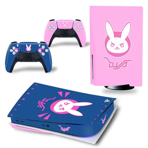 GENERIQUE Autocollant Stickers de Protection pour Console Sony PS5 Edition Standard - Multicolore (TN-PS5Disk-6356) 