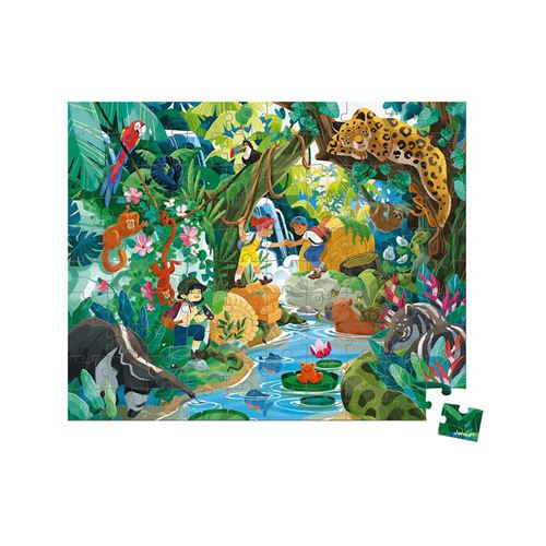 Puzzle 54 pièces - JANOD - Réserve animalière - Moins de 100