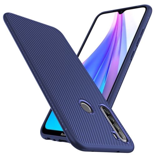 Coque Xiaomi Redmi Note 8T Tpu Bleu Housse Etui En Silicone Gel Souple hfs-house®