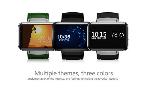 OHP DM98 montres connectées smartwatch - téléphone Android sim TF wifi gps - vert .
