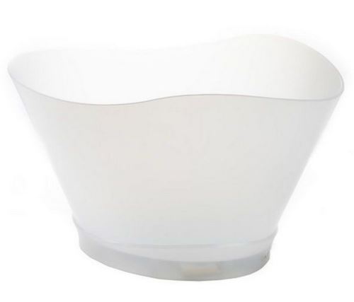 vasque pvc blanc à led multicolores - 3574