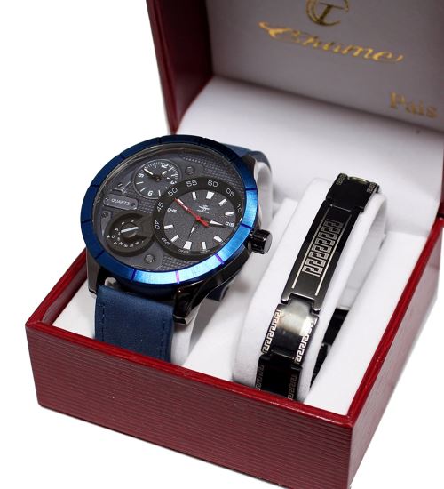 Montre 2 fuseaux horaires homme clearance