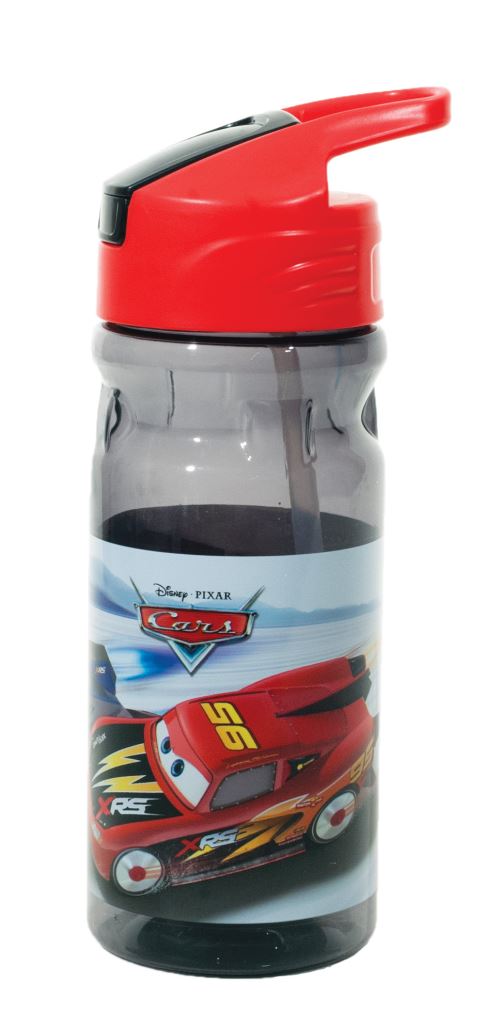 Disney Carsgourde junior 500 ml transparent/rouge