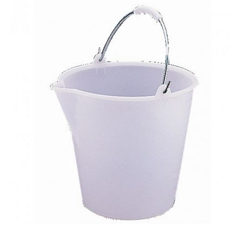 Seau en plastique très résistant jantex 12l