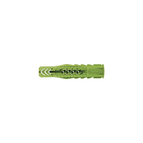 FISCHER - Cheville tous matériaux UX Green 6X35 avec collerette - fabriquée a base de matieres premieres renouvelables - Boîte de 40