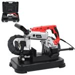 vidaXL Lintzaagmachine met basis en draagkoffer staal143387