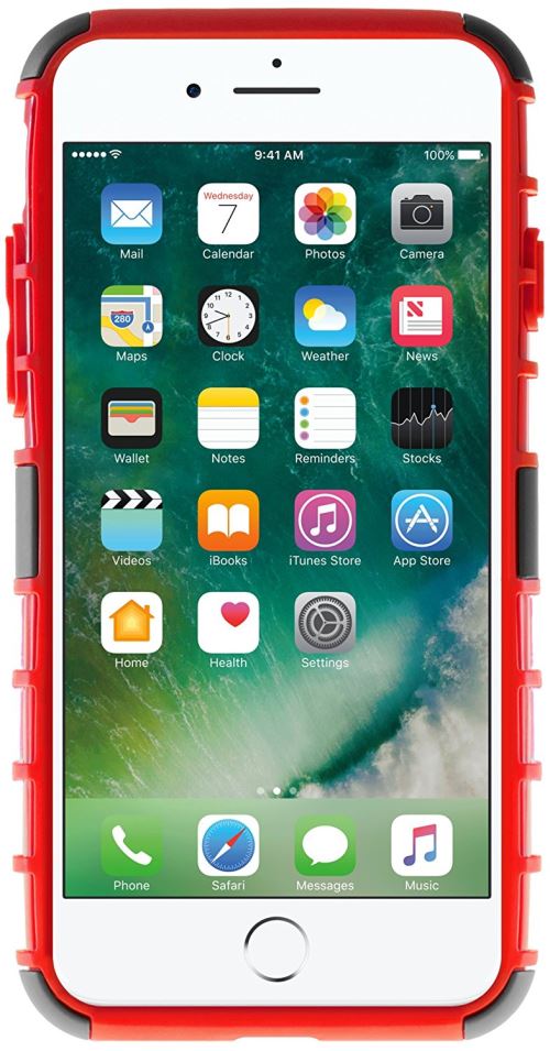 iphone 7 coque antichoc rouge