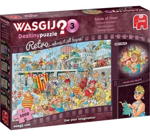 Jumbo puzzle Wasgij Retro Original 3 Verzand Past ! 1000 pièces