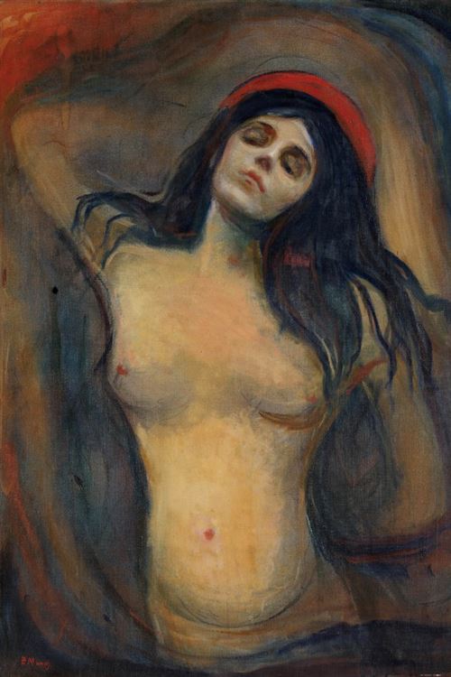Edvard Munch Poster Reproduction - Madonna, 1894-1895 (180x120 cm)