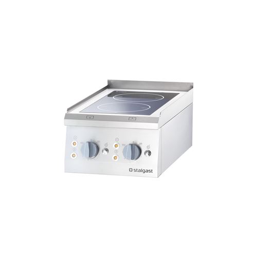  R&eacute;chaud Vitroc&eacute;ramique 2 Zones &agrave; Poser 5 kW - Stalgast
