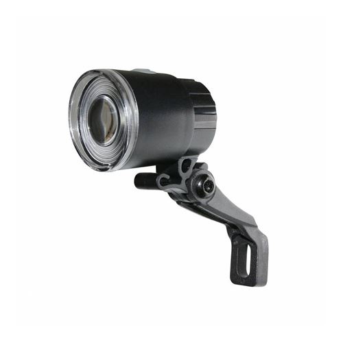 Eclairage velo a pile avant sur fourche sb2 1 led noir livre avec 2 piles cr2032