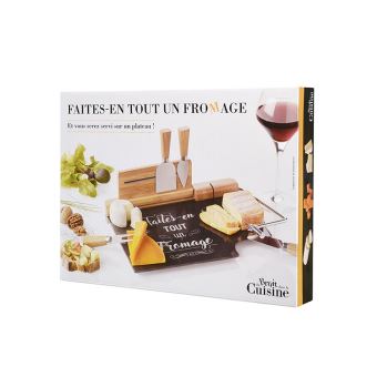 Coffret Plateau A Fromage Avec Ses Couteaux Du Bruit Dans La Cuisine Planche A Decouper Achat Prix Fnac