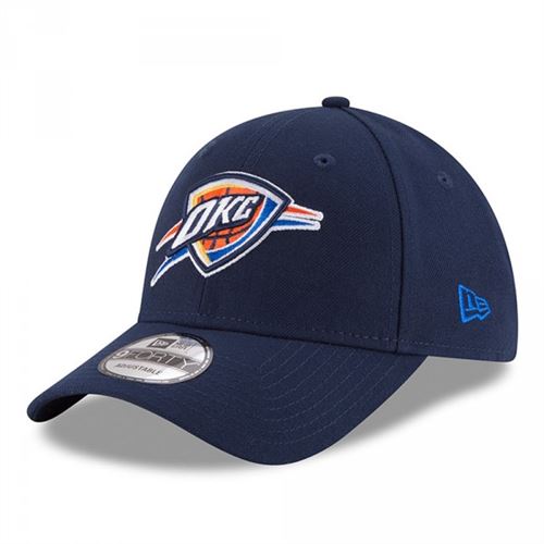 Casquette NBA Oklahoma City Thunders New Era Adjustable 9Forty Bleu marine
