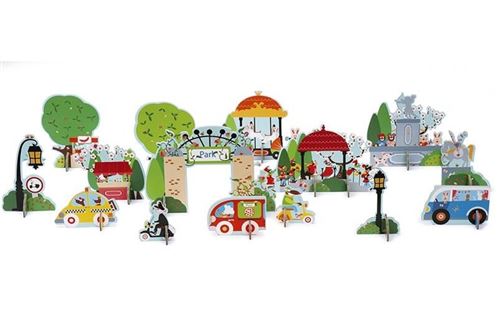 Scratch set de jeu parc 12-pièces