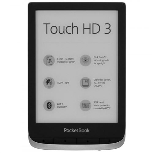 Pocketbook Touch HD3 gris métallique