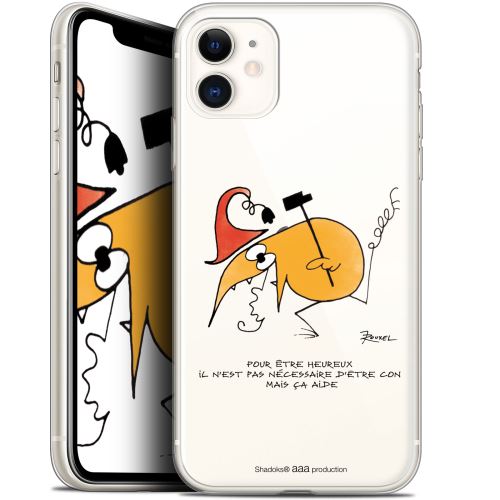 Coque Pour Apple iPhone 11 (6.1 ) Extra Fine Les Shadoks ? Pour Être Heureux