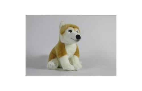 NICOTOY Peluche Chien Shiba Floppy avec billes - 26 cm