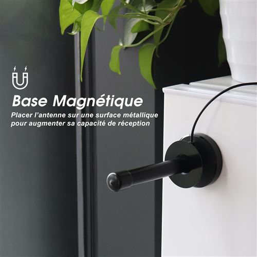 Antenne Tv Interieur Tnt Hd Portable Puissante Iec August Dta250 Pour Television Recepteur Tnt Et Radio Numerique Dab Adaptateur Tnt Achat Prix Fnac
