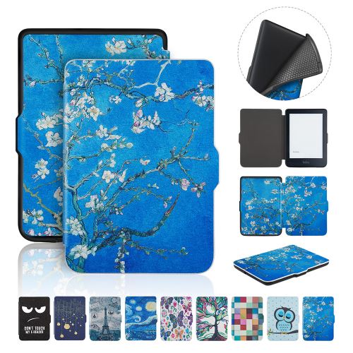 WISETONY® Etui en PU Motif étoilé pour votre Kobo Clara HD