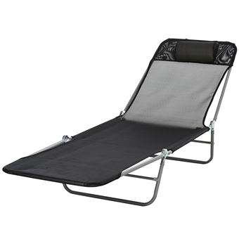 35 Sur Chaise Longue Pliante Bain De Soleil Inclinable Transat