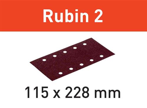 Abrasifs Rubin 2 Stf 115X228Mm P220 Ru2/50 - Festool - 499037