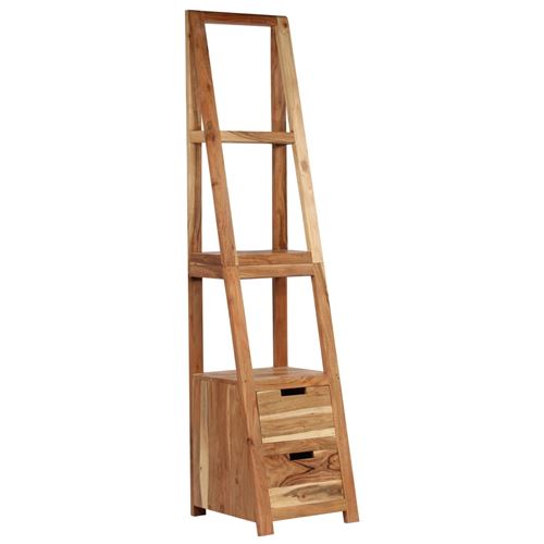 vidaXL Boekenplank 40x45x175 cm massief acaciahout bruin