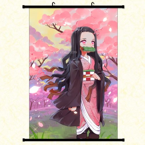 Poster en toile étanche avec cadre en PVC - Demon Slayer (#788),30X45 CM