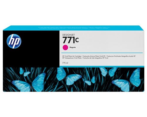 Hewlett-Packard Multicolore Hp 771C - 775 Ml - Magenta - Original - Cartouche D'encre - Pour Designjet Z6200, Z6600, Z6610, Z6800, Z6810 - Image 1