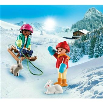 PLAYMOBIL SpecialPlus 70250 Enfants avec luge
