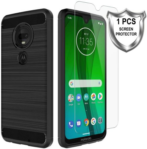 Housse coque pour Moto G7 / Moto G7 Plus Avec Verre Trempé Protection ecran