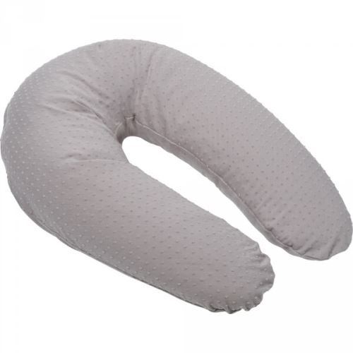 Babymoov coussin d'allaitement pompom taupe