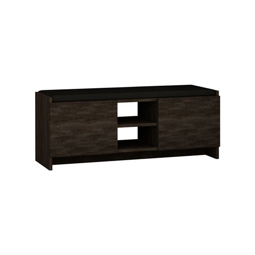 Meuble à chaussure Zulla 110 cm - Marron foncé