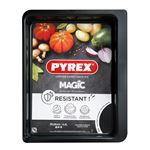 Plat Pyrex Airfryer 20x17cm - Verre Borosilicate 1L - Résistant Four/Micro-ondes/Congélo - Fab France