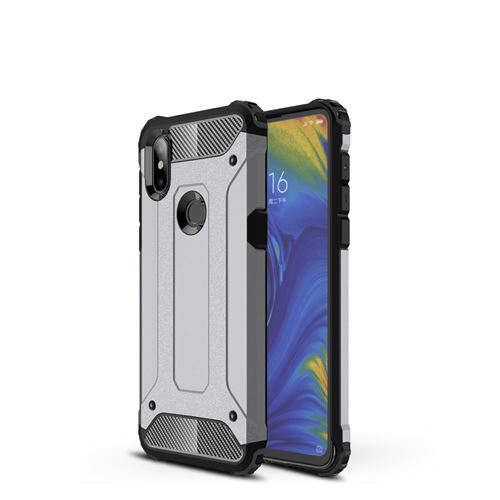 Coque en TPU véhicule hybride lourd gris pour votre Xiaomi Mi Mix 3