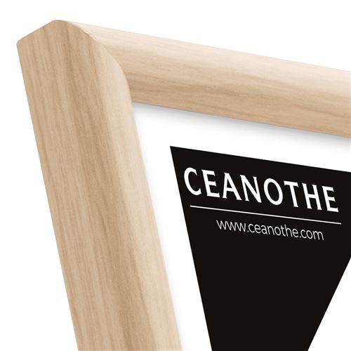 Ceanothe Cadre Photo 30x45 cm en Bois Blanc, Pour Exposition et Idéal pour Photos Mariage A4, posters, affiches, puzzles. Collection Essentiel Verre acrylique Incassable Fabriqué en France