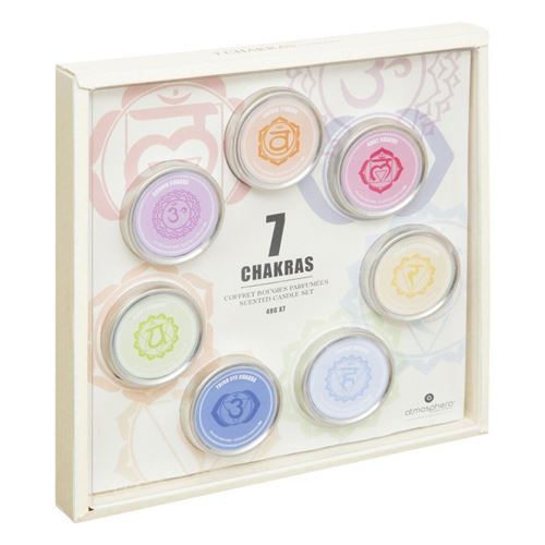 Coffret 7 bougies Chakra 48 g - Atmosphera créateur d'intérieur