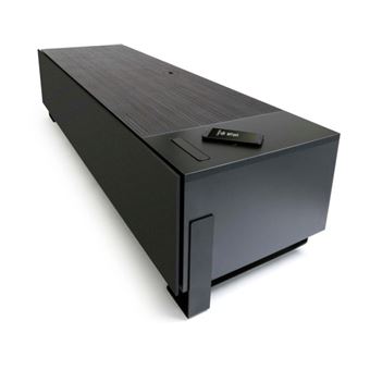 ERARD Meuble TV NAGA 1600 S Qi + USB - Carbon